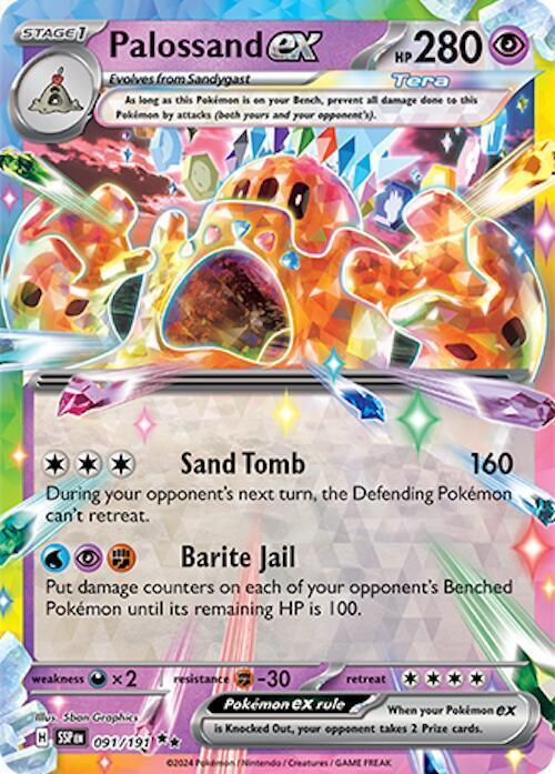 Palossand ex (091/191) [Scarlet & Violet: Surging Sparks] - for just $0.25! 