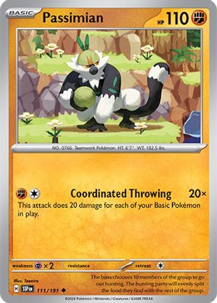 Passimian 111/191 - SV08 Surging Sparks Reverse Holofoil - for just $0.10! 