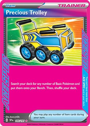 Precious Trolley 185/191 - SV08 Surging Sparks Holofoil - for just $2.10! 