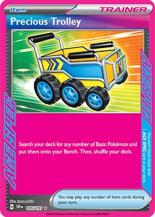 Precious Trolley (185/191) [Scarlet & Violet: Surging Sparks] - for just $1.05! 