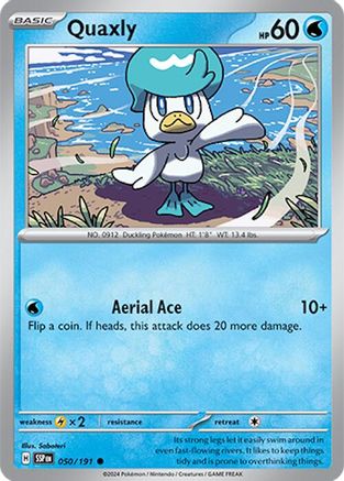Quaxly 050/191 - SV08 Surging Sparks Reverse Holofoil - for just $0.08! 