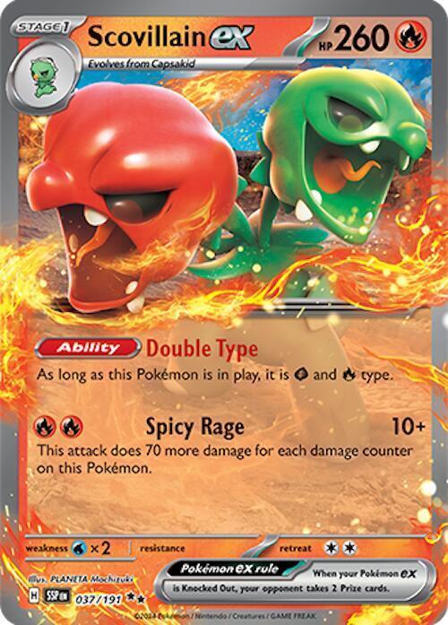 Scovillain ex (037/191) [Scarlet & Violet: Surging Sparks] - for just $0.25! 