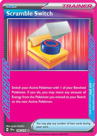Scramble Switch 186/191 - SV08 Surging Sparks Holofoil - for just $0.27! 