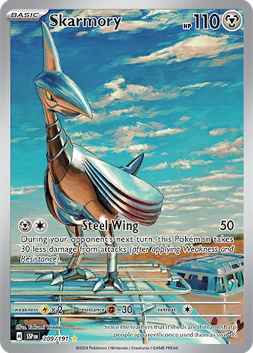 Skarmory (209/191) [Scarlet & Violet: Surging Sparks] - for just $3.95! 