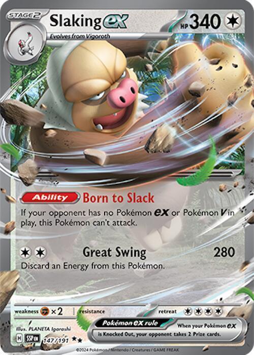 Slaking ex (147/191) [Scarlet & Violet: Surging Sparks] - for just $0.25! 