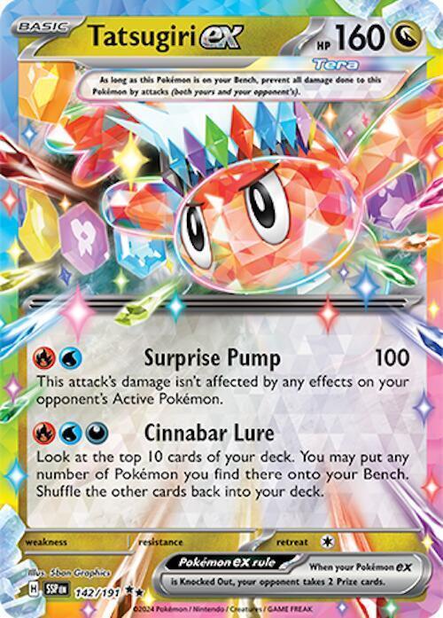 Tatsugiri ex (142/191) [Scarlet & Violet: Surging Sparks] - for just $0.30! 