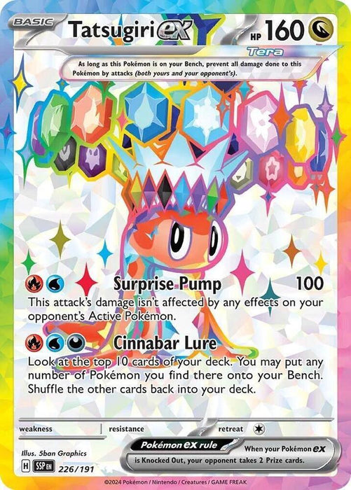 Tatsugiri ex (226/191) [Scarlet & Violet: Surging Sparks] - for just $0.75! 