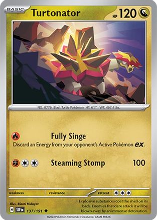 Turtonator 137/191 - SV08 Surging Sparks Reverse Holofoil - for just $0.08! 