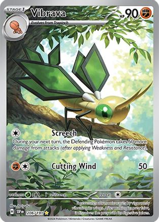 Vibrava 206/191 - SV08 Surging Sparks Holofoil - for just $1.74! 
