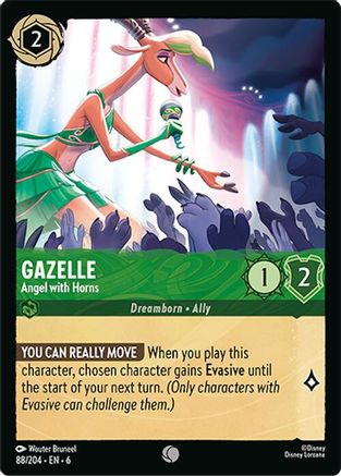 Gazelle - Angel with Horns (88/204) - Azurite Sea - for just $0.03! 