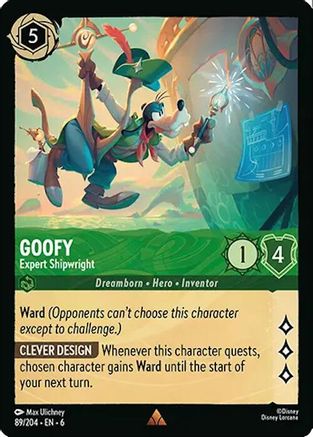 Goofy - Expert Shipwright (89/204) - Azurite Sea Cold Foil - Just $0.45! Shop now at Retro Gaming of Denver