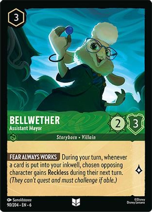 Bellwether - Assistant Mayor (90/204) - Azurite Sea - for just $0.03! 