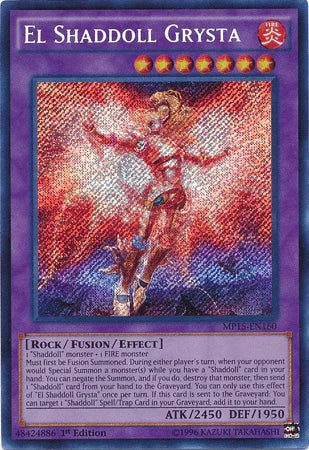 El Shaddoll Grysta [MP15-EN160] Secret Rare - for just $0.50! 