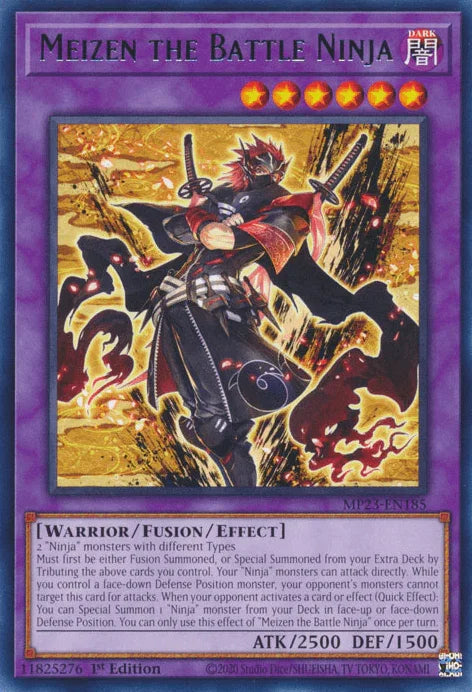 Meizen the Battle Ninja [MP23-EN185] Rare - for just $0.15! 