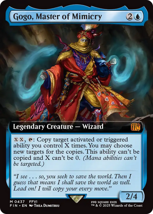 Gogo, Master of Mimicry (FIN-437) - FINAL FANTASY: (Extended Art) Foil - for just $3.30! 