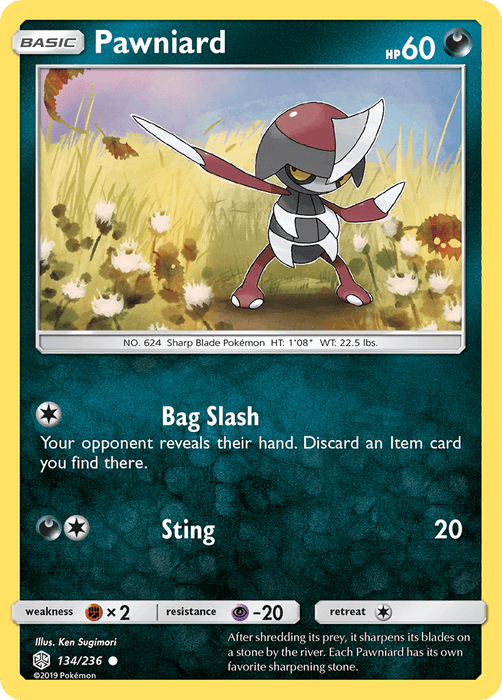 Pawniard (134/236) [Sun & Moon: Cosmic Eclipse] - for just $0.10! 