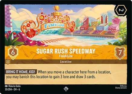 Sugar Rush Speedway - Finish Line (35/204) - Azurite Sea Cold Foil - Just $0.90! Shop now at Retro Gaming of Denver