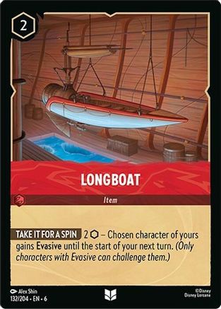 Longboat (132/204) - Azurite Sea Cold Foil - Just $0.10! Shop now at Retro Gaming of Denver