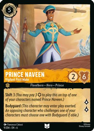 Prince Naveen - Vigilant First Mate (9/204) - Azurite Sea - for just $0.02! 