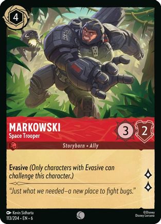 Markowski - Space Trooper (113/204) - Azurite Sea Cold Foil - for just $0.03! 