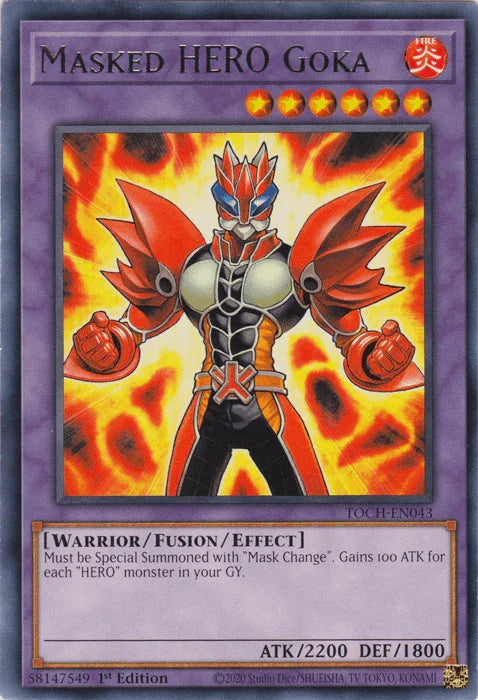Masked Hero Goka [TOCH-EN043] Rare - for just $0.10! 