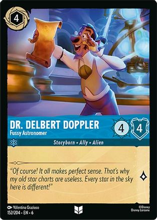 Dr. Delbert Doppler - Fussy Astronomer (152/204) - Azurite Sea Cold Foil - Just $0.10! Shop now at Retro Gaming of Denver