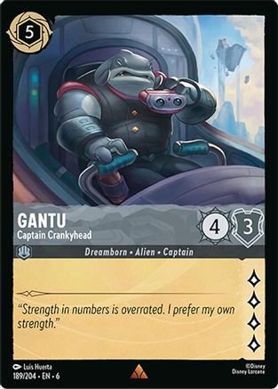 Gantu - Captain Crankyhead (189/204) - Azurite Sea Cold Foil - for just $0.33! 