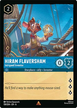 Hiram Flaversham - Intrigued Inventor (159/204) - Azurite Sea - Just $0.10! Shop now at Retro Gaming of Denver