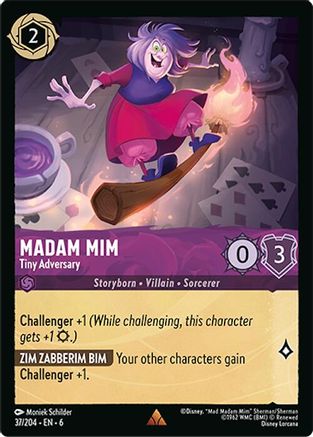 Madam Mim - Tiny Adversary (37/204) - Azurite Sea Cold Foil - Just $0.25! Shop now at Retro Gaming of Denver