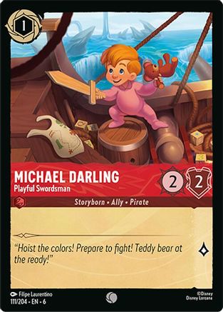 Michael Darling - Playful Swordsman (111/204) - Azurite Sea - for just $0.02! 