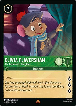 Olivia Flaversham - The Toymaker's Daughter (92/204) - Azurite Sea - Just $0.10! Shop now at Retro Gaming of Denver