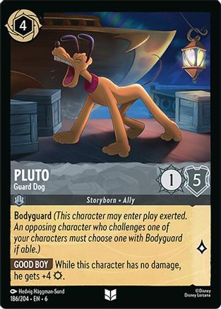 Pluto - Guard Dog (186/204) - Azurite Sea Cold Foil - for just $0.38! 