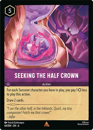 Seeking the Half Crown (64/204) - Azurite Sea Cold Foil - Just $0.25! Shop now at Retro Gaming of Denver