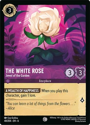 The White Rose - Jewel of the Garden (40/204) - Azurite Sea - Just $0.10! Shop now at Retro Gaming of Denver