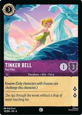 Tinker Bell - Fast Flier (43/204) - Azurite Sea - for just $0.03! 