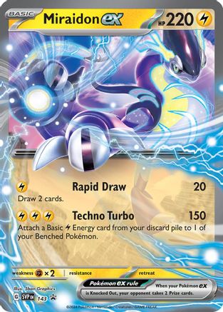 Miraidon ex 143 - SV Scarlet & Violet Promo Cards Holofoil - for just $3.03! 
