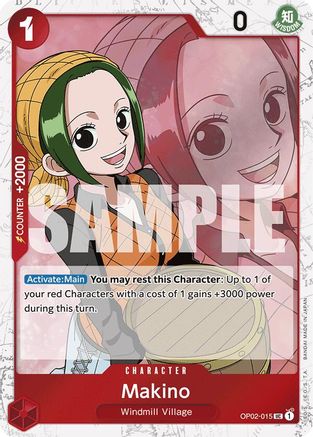 Makino (Jolly Roger Foil) (OP02-015) - Premium Booster -The Best- Foil - for just $0.20! 