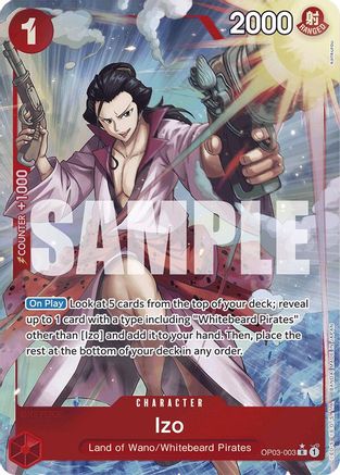 Izo (OP03-003) (Full Art) (OP03-003) - Premium Booster -The Best- Foil - for just $1.68! 