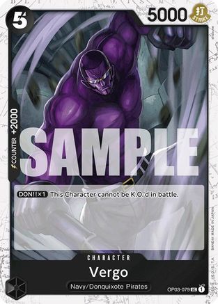 Vergo (Jolly Roger Foil) (OP03-079) - Premium Booster -The Best- Foil - for just $0.13! 