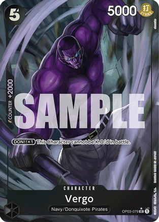 Vergo (Full Art) (OP03-079) - Premium Booster -The Best- Foil - for just $1.53! 