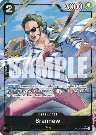 Brannew (Alternate Art) (OP03-089) - Premium Booster -The Best- Foil - for just $2.33! 