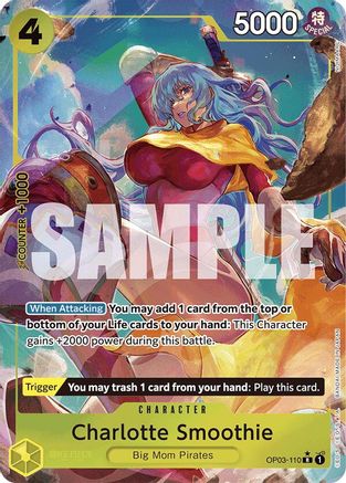 Charlotte Smoothie (Full Art) (OP03-110) - Premium Booster -The Best- Foil - for just $1.38! 