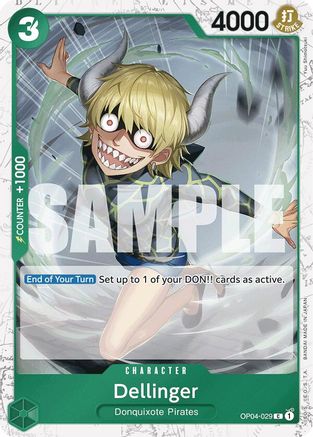 Dellinger (Jolly Roger Foil) (OP04-029) - Premium Booster -The Best- Foil - for just $0.08! 
