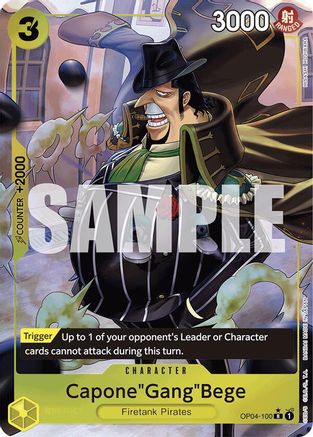 Capone"Gang"Bege (OP04-100) (Full Art) (OP04-100) - Premium Booster -The Best- Foil - for just $1.52! 
