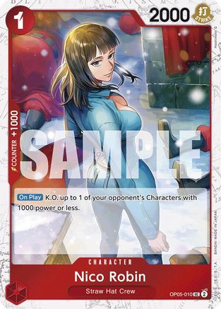 Nico Robin (Jolly Roger Foil) (OP05-010) - Premium Booster -The Best- Foil - for just $0.80! 