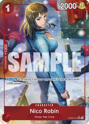 Nico Robin (Full Art) (OP05-010) - Premium Booster -The Best- Foil - for just $10.35! 