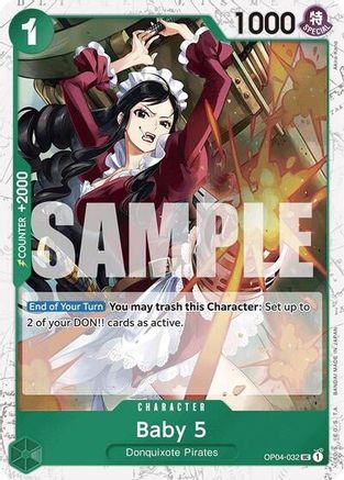 Baby 5 (OP04-032) (Jolly Roger Foil) (OP04-032) - Premium Booster -The Best- Foil - for just $0.13! 