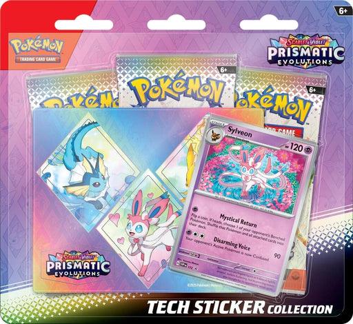Pokemon: Scarlet & Violet - Prismatic Evolutions Tech Sticker Collection (Sylveon) - for just $29.99! 