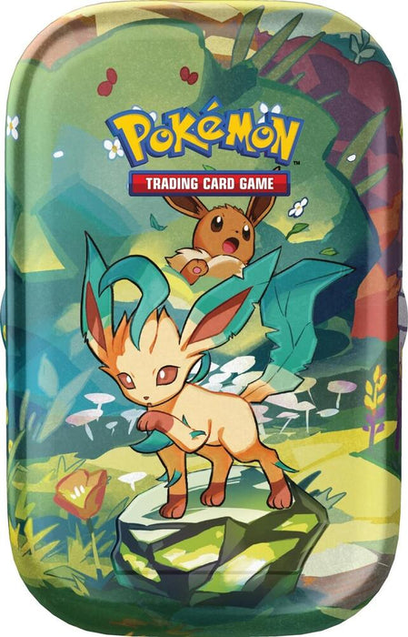 Pokemon: Scarlet & Violet - Prismatic Evolutions Mini Tin - Leafeon - for just $20! 