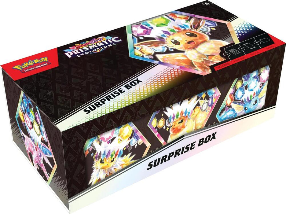 Pokemon: Scarlet & Violet - Prismatic Evolutions Surprise Box - for just $49.99! 